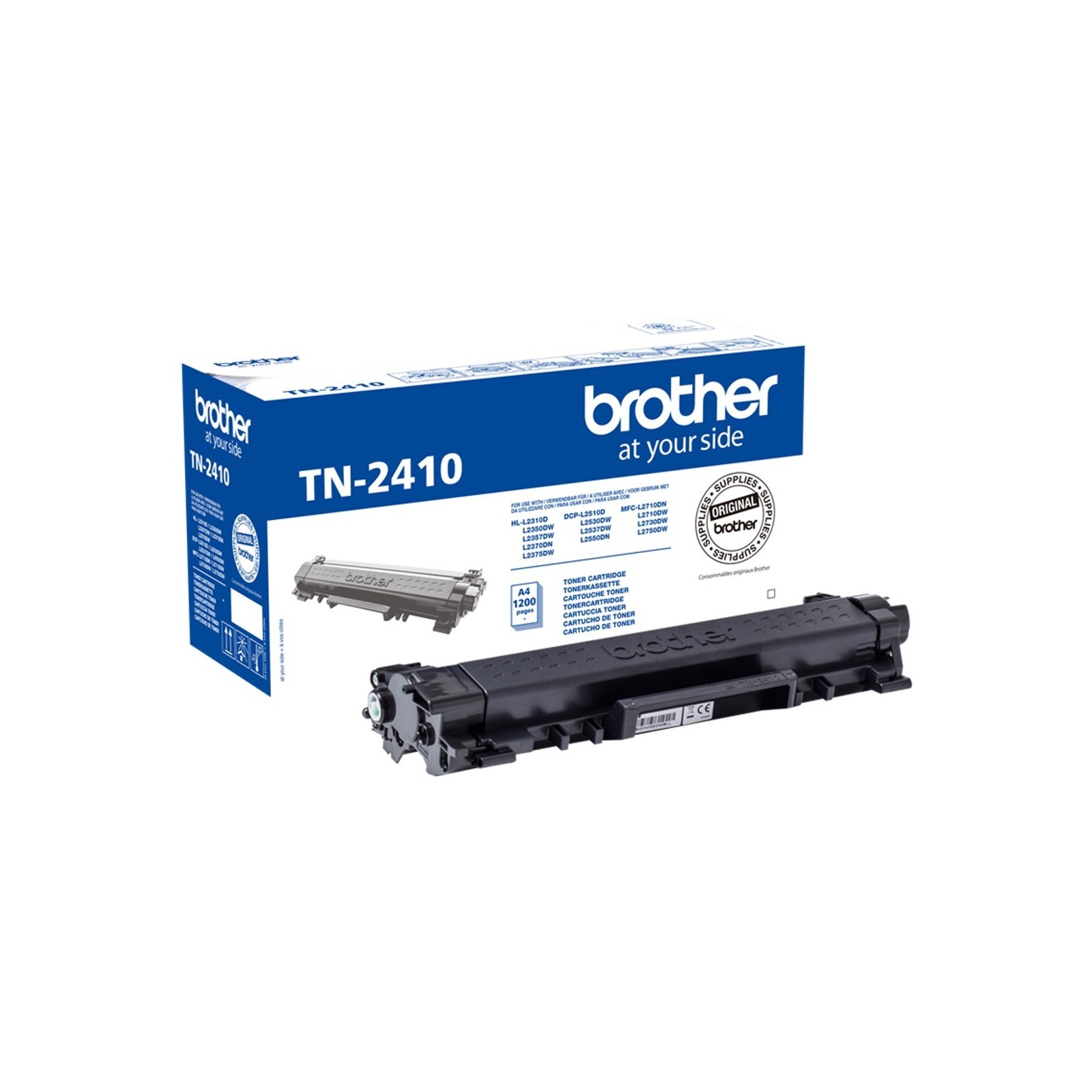 Toner brother tn2410 negro 1200 paginas