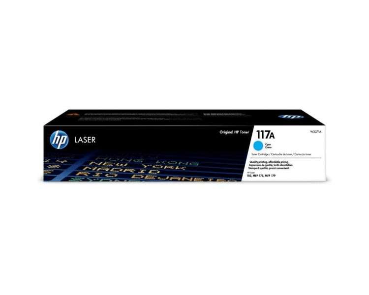 Toner hp 117a w2071a cian 700