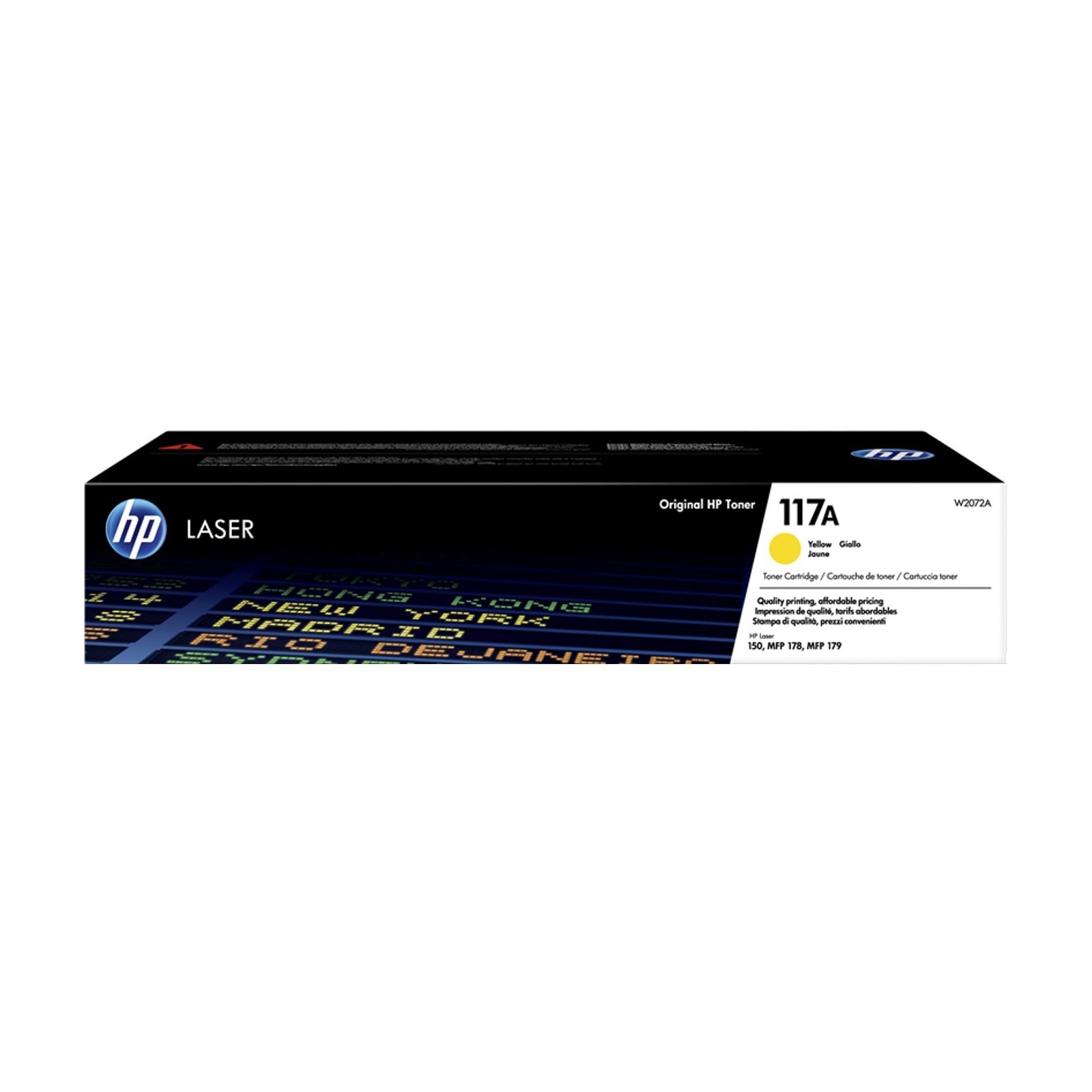 Toner hp 117a w2072a amarillo 700