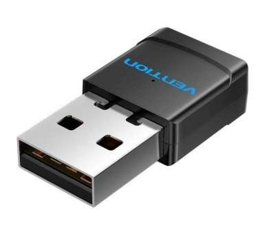 h2Adaptador WiFi USB Vention USB Wi Fi Dual Band Adapter 5G soporta tambien 24G Negro h2divConexion a traves de ranura USB A ba