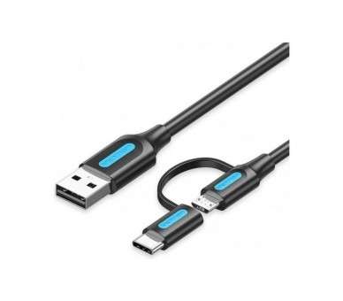 pul libEspecificaciones b li liVersion USB 20 li liInterfaz USB A a USB Tipo C y a MicroUSB li liLongitud 1m li liVelocidad de 