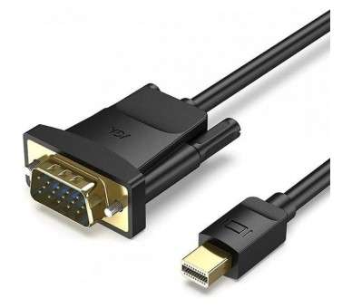 ph2Cable de video Vention Mini DP Macho a VGA h2pConectores 1 DisplayPort Mini 1 D Sub DE 15 VGA pbr p