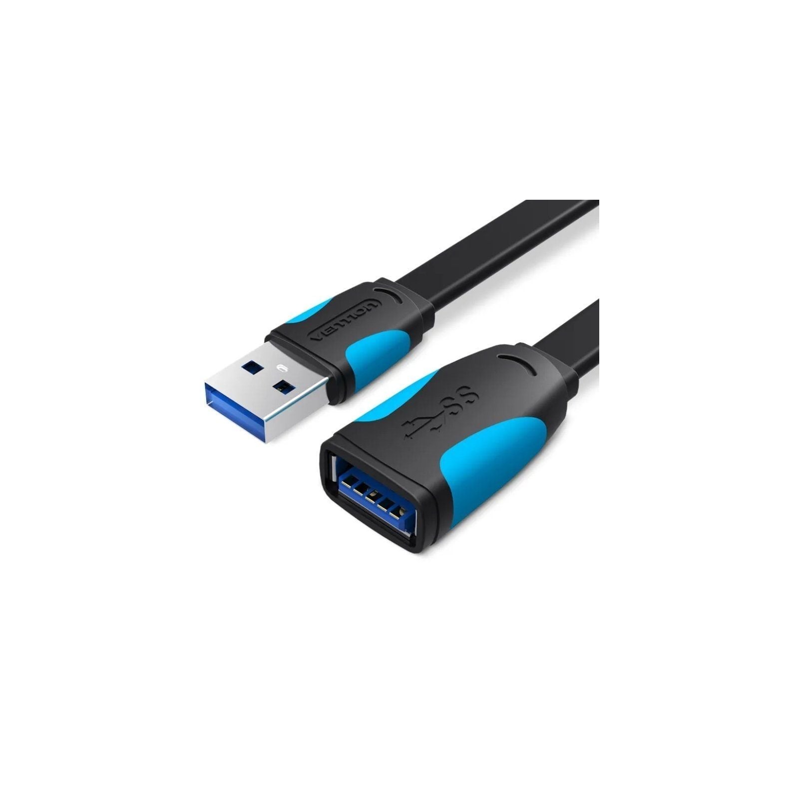 ph2Vention Cable Alargador Plano Usb30 50cm Negro h2divbr divh2Especificaciones h2ulliTipo de conector USB 30 am liliContactos 