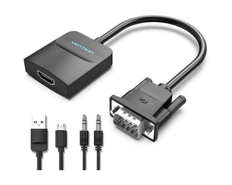 p ph2Convertidor VGA a HDMI h2ulliEste convertidor NO es bidireccional es un adaptador de VGA a HDMI solo convierte la senal VG