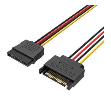 h2Cable de extension de alimentacion Vention SATA 15P 03 M negro KDABY h2divpInstalacion sencilla con conectores ajustados fijo