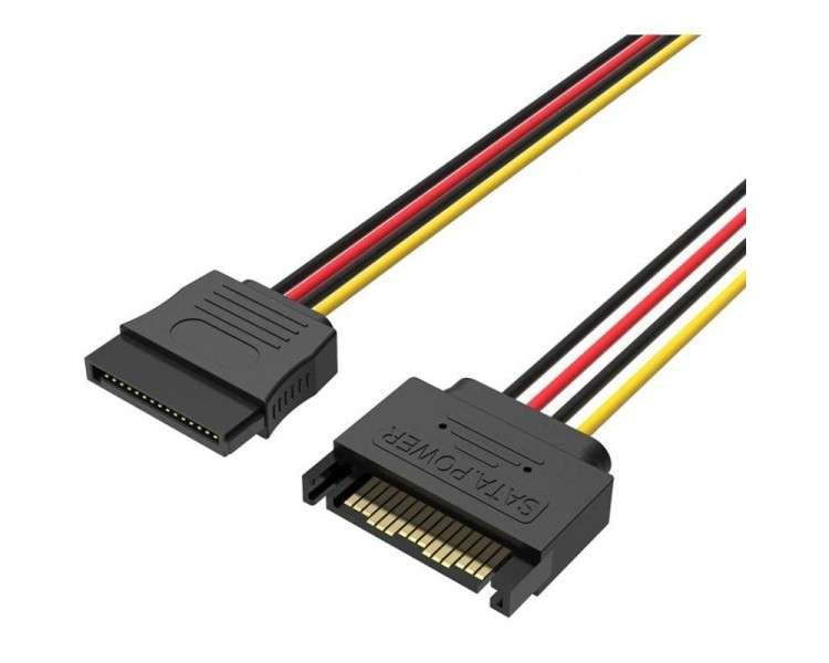 h2Cable de extension de alimentacion Vention SATA 15P 03 M negro KDABY h2divpInstalacion sencilla con conectores ajustados fijo