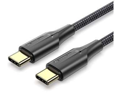 ph2Cable trenzado de nailon USB 20 C macho a C macho 3A h2h2Cable de datos de carga rapida USB C 3A h2pIndicador LED inteligent