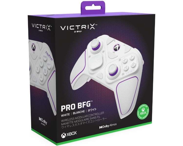 PDP VICTRIX WIRELESS CONTROLLER PRO BFG WHITE (BLANCO)