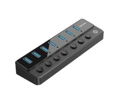 pul libEspecificaciones b li liConexiones 7 x USB 30 Macho liliInterfaz USB 30 li liColor negro li liPuerto de carga DC 55mm li