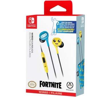 POWER A WIRED EARBUDS PEELY FORTNITE (3.5 MM)