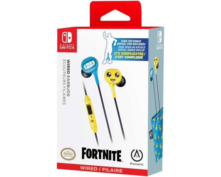 POWER A WIRED EARBUDS PEELY FORTNITE (3.5 MM)