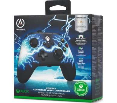 POWER A ADVANTAGE WIRED CONTROLLER ARC LIGHTNING (XBONE)