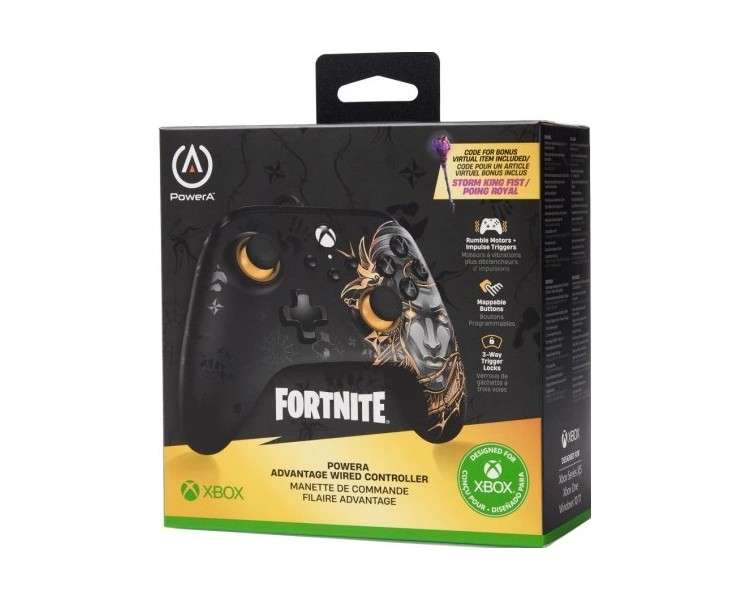 POWER A ADVANTAGE WIRED CONTROLLER FORNITE - MIDAS (XBONE)