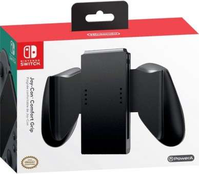 POWER A JOY-CON COMFORT GRIP BLACK (NEGRO)