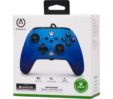 POWER A ENHANCED WIRED CONTROLLER SAPPHIRE FADE (XBONE/WINDOWS 10)