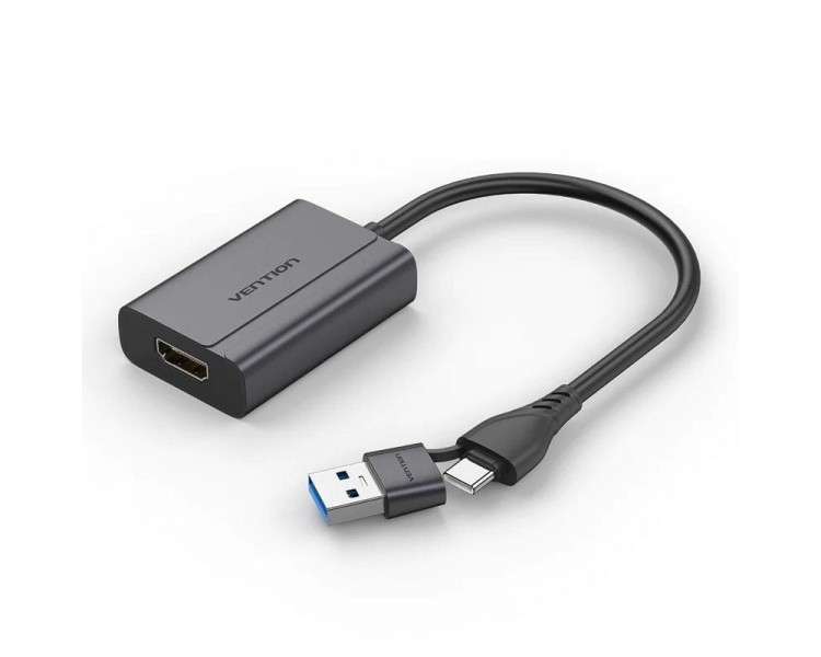 pul libEspecificaciones b li liColor Gris li liTipo de conector USB C macho USB A Macho a HDMI hembra li liPVC li liResolucion 