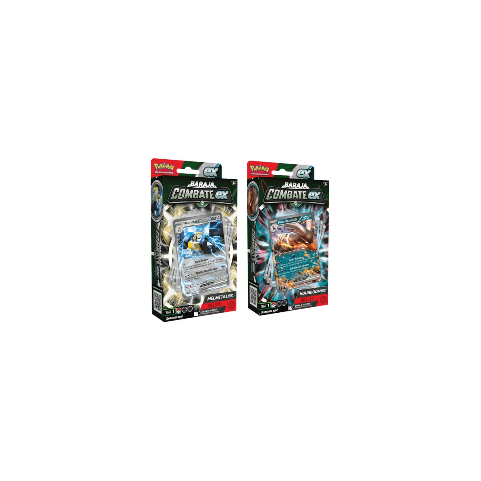 POKEMON JUEGO DE CARTAS COL. BARAJA COMBATE (MELMETAL EX / HOUNDOOM EX) (ESP)