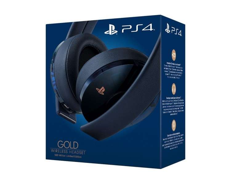 PS4 500 Million Limited Edition Gold Headset