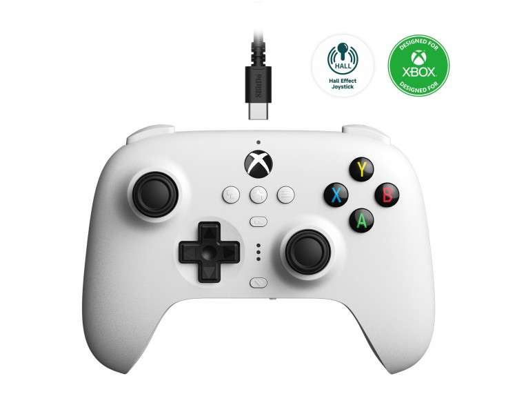 8BitDo Ultimate Wired Controller for Xbox Hall Ed/ White