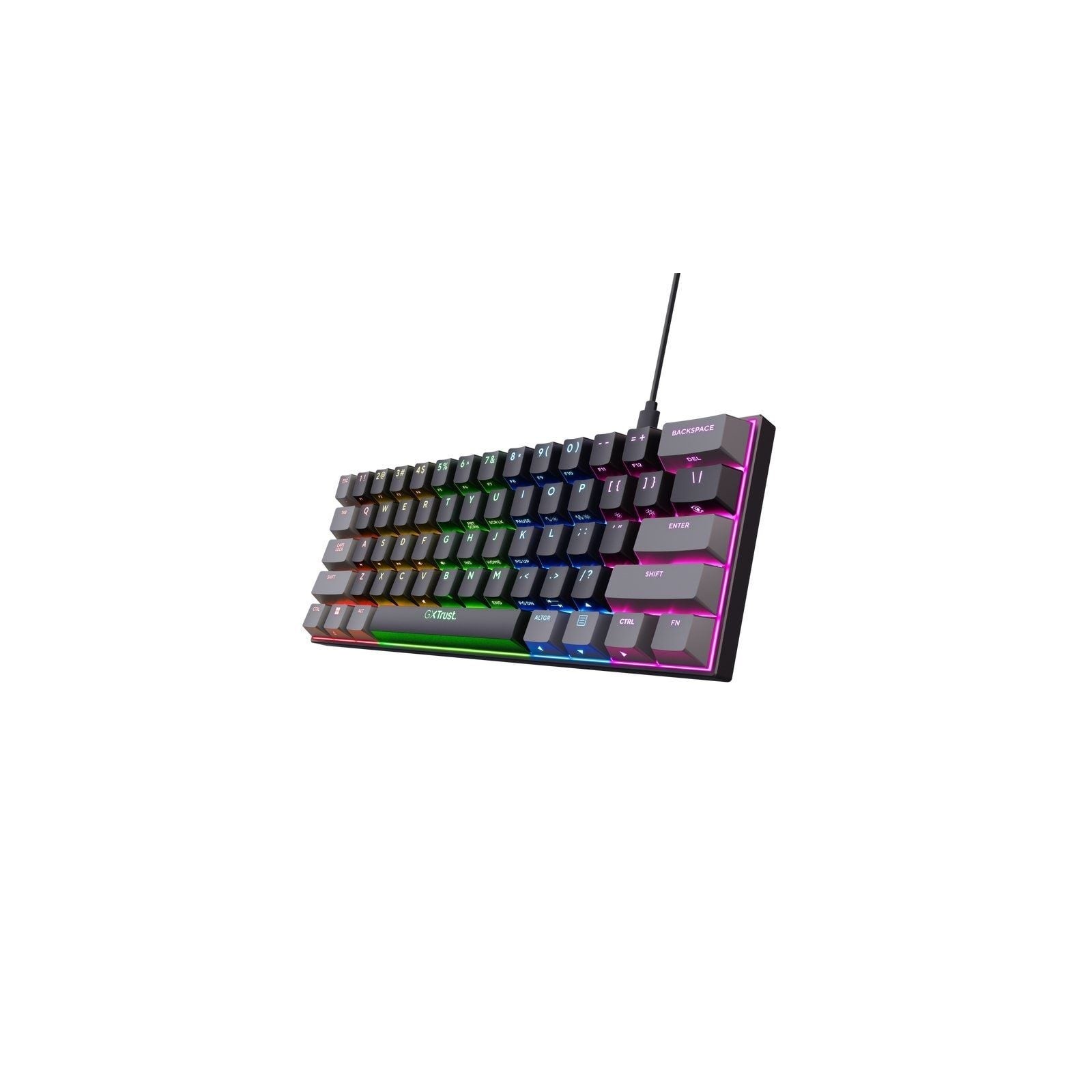 ph2TECLADO MECaNICO DE GAMING UN 60 MaS COMPACTO h2h2GXT 867 ACIRA h2Teclado mecanico de gaming un 60 mas compacto con iluminac