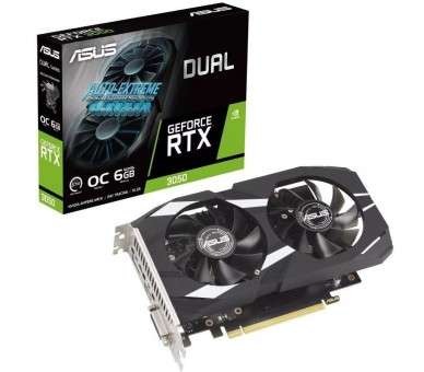 h2ASUS Dual GeForce RTX 3050 OC Edition 6GB GDDR6 h2divpulliMultiprocesadores de transmision NVIDIA Ampere el nuevo Ampere SM o