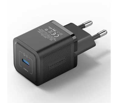 ph2Cargador GaN USB C de 1 puerto 20 W h2divbr divp ph2Especificaciones h2ulliMarca liliVention liliColor liliNegro liliInterfa