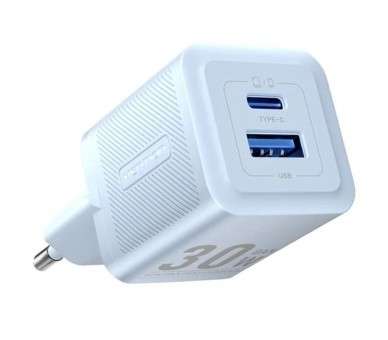 ph2Cargador GaN de 2 puertos USB C A 30W 30W h2divbr divp ph2Especificaciones h2ulliMarca liliVention liliColor liliAzul liliIn