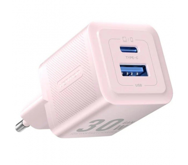 ph2Cargador GaN de 2 puertos USB C A 30W 30W h2divbr divp ph2Especificaciones h2ulliMarca liliVention liliColor liliRosa liliIn