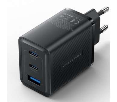 h2Cargador GaN de 3 puertos USB C C A 65W 65W 60W h2divbr divdivh2Especificaciones h2ulliMarca liliVention liliColor liliNegro 