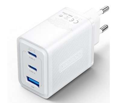 ph2Cargador GaN de 3 puertos USB C C A 65W 65W 60W h2divbr divh2Especificaciones h2ulliMarca liliVention liliColor liliBlanco l