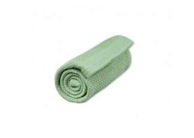 Vinter & Bloom - Filt Soft Grid Blanket ECO Dew Green