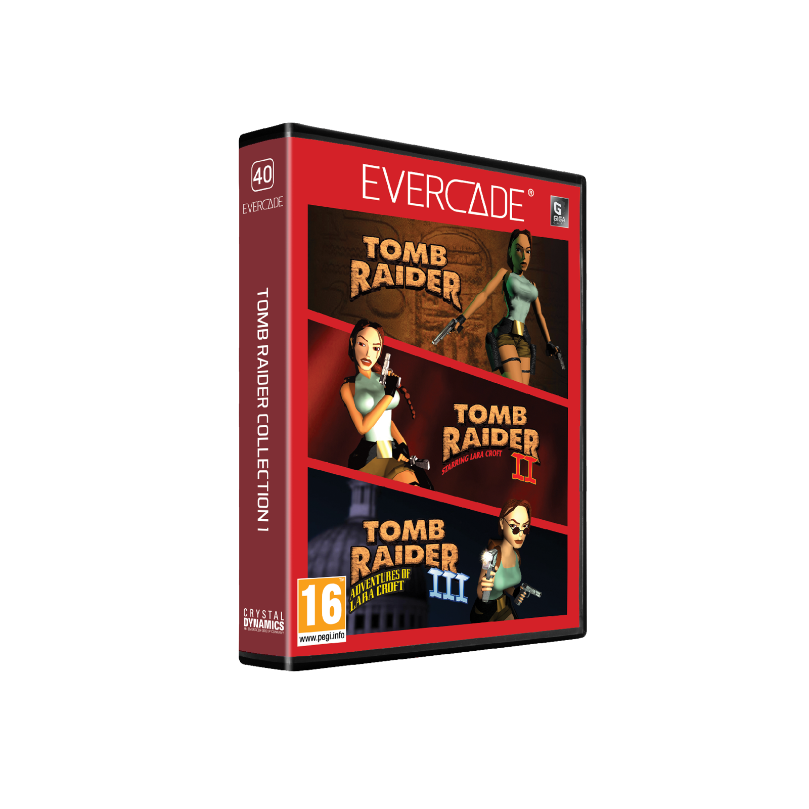 Blaze Evercade Tomb Raider Giga Cart Col 1