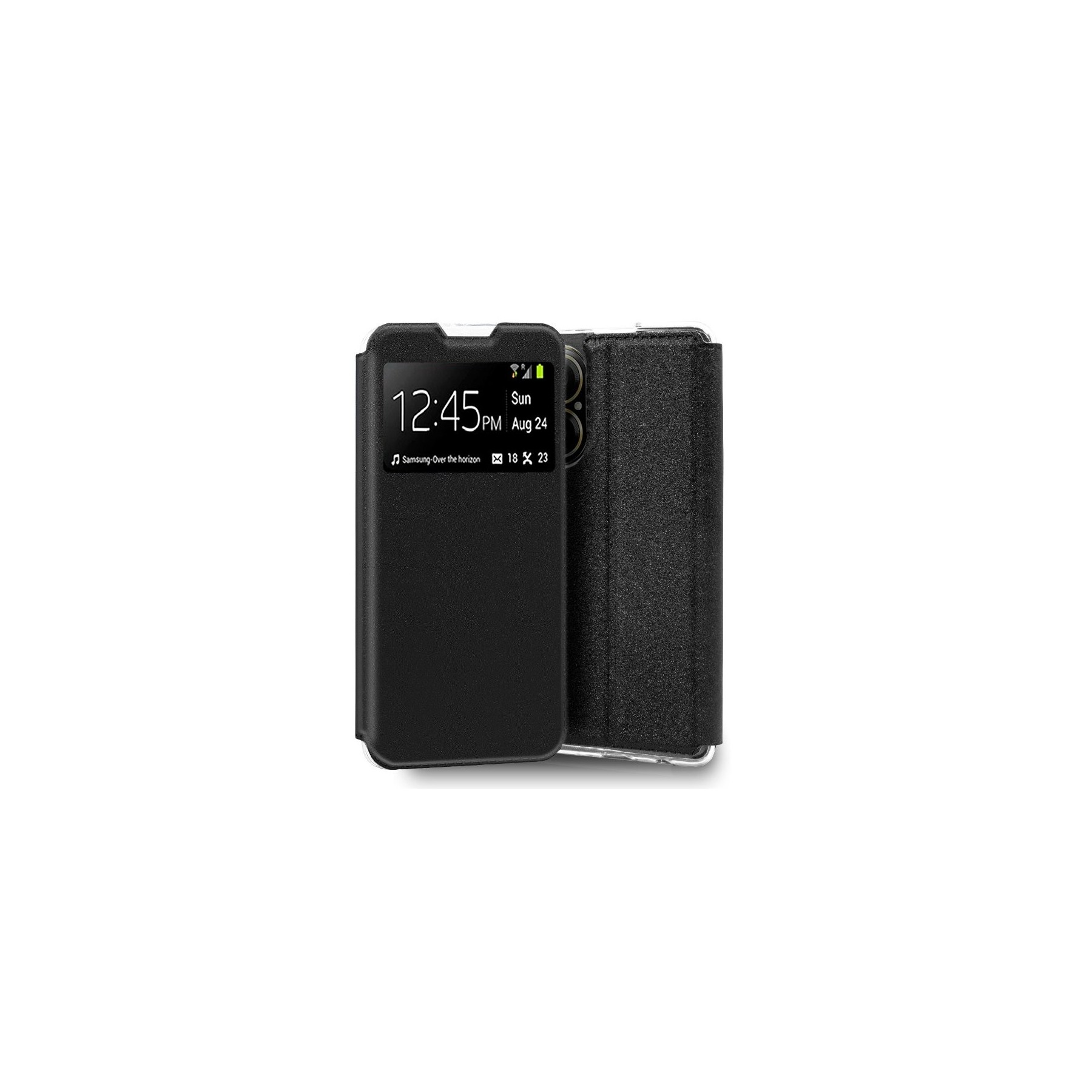 COOL FUNDA FLIP COVER REALME C67 LISO NEGRO