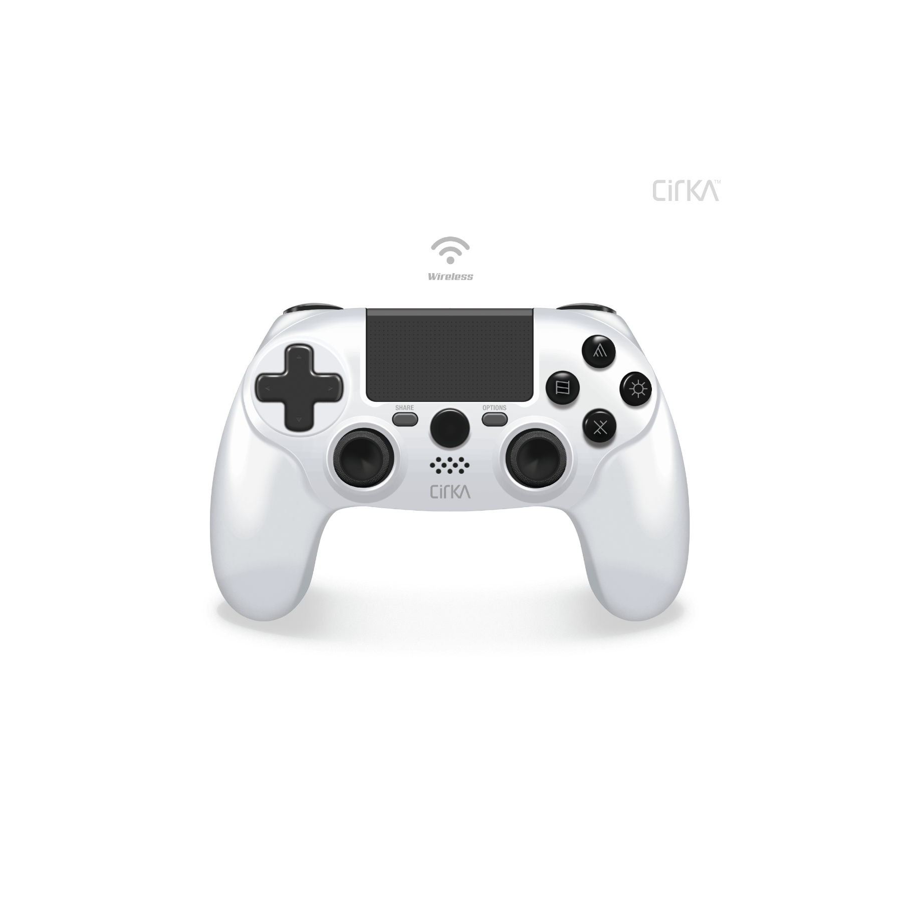 Hyperkin Nuforce Wireless Controller - PS4/ PC/ Mac (White)