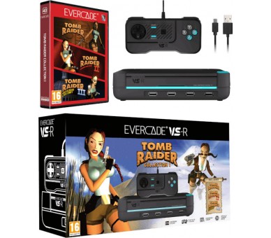 EVERCADE VS-R + TOMB RAIDER COLLECTION 1