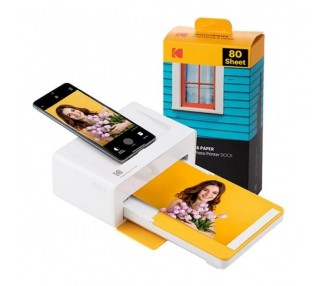 ph2KODAK DOCK PLUS PD460Y80 INSTANT PHOTO PRINTER BUNDLE 4X6 YELLOW h2ul liImprima sus recuerdos Con el Kodak Dock Plus puede i