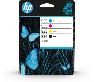 TINTA HP PACK 934 NEGRO Y 935 CIAN MAGENTA AMARILLO