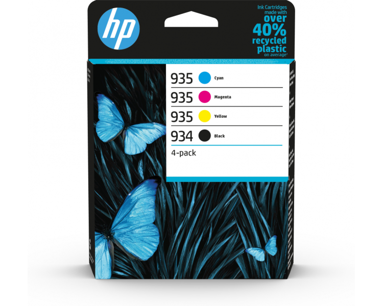 TINTA HP PACK 934 NEGRO Y 935 CIAN MAGENTA AMARILLO