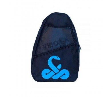 pLa BANDOLERA VIBORA ARCOIRIS AZUL es una alternativa de mochila paletero donde vamos a poder guardar nuestra pala de padel per