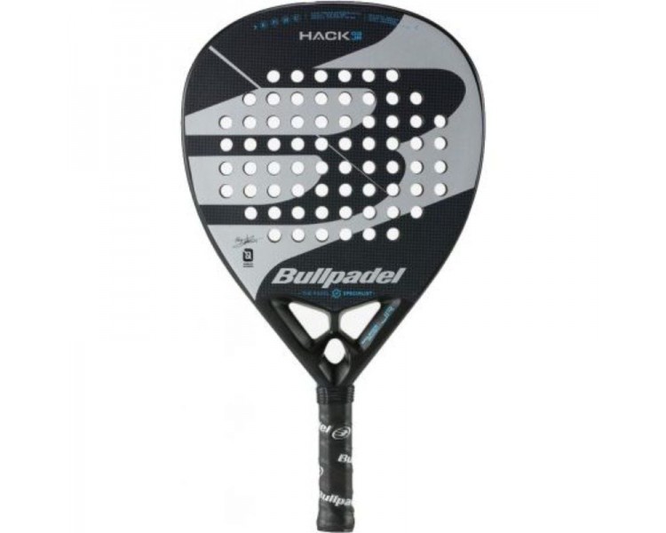 h2PALA BULLPADEL HACK JR 23 h2divpLa nueva Pala Hack JR 23 esta adaptada a jugadores junior Cuenta con una superficie similar a