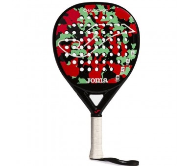 h2PALA DE PaDEL CHALLENGE NEGRO FUCSIA h2divPala de padel con forma de lagrima o hibrida Alcanza el equilibrio entre potencia y