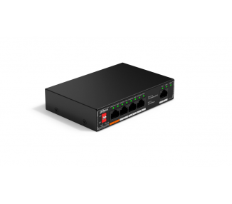 SWITCH IT DAHUA DH SF1005P 5 PORT UNMANAGED DESKTOP SWITCH WITH 4 PORT POE