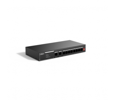 SWITCH IT DAHUA DH SF1010LP 10 PORT UNMANAGED DESKTOP SWITCH WITH 8 PORT POE