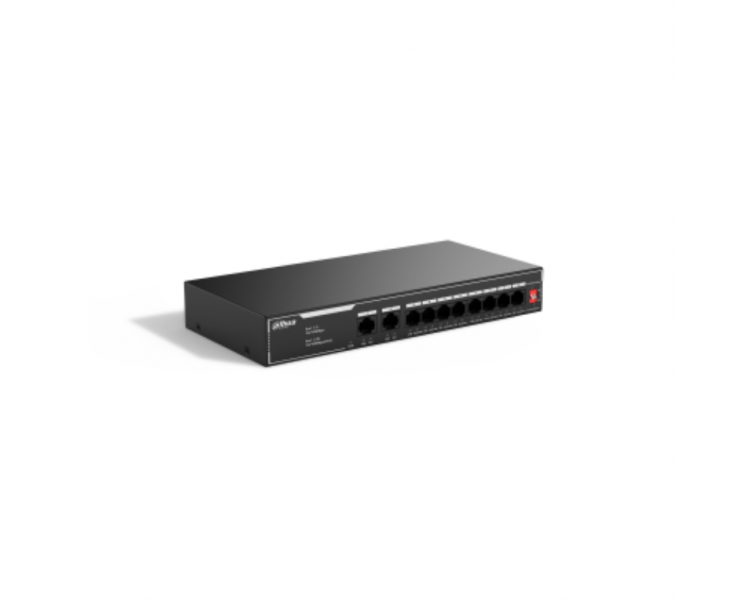 SWITCH IT DAHUA DH SF1010LP 10 PORT UNMANAGED DESKTOP SWITCH WITH 8 PORT POE