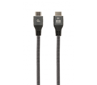 CABLE TRENZADO HDMI 21 8K 60HZ GEMBIRD SELECT PLUS SERIES CON ETHERNET 1M NEGRO