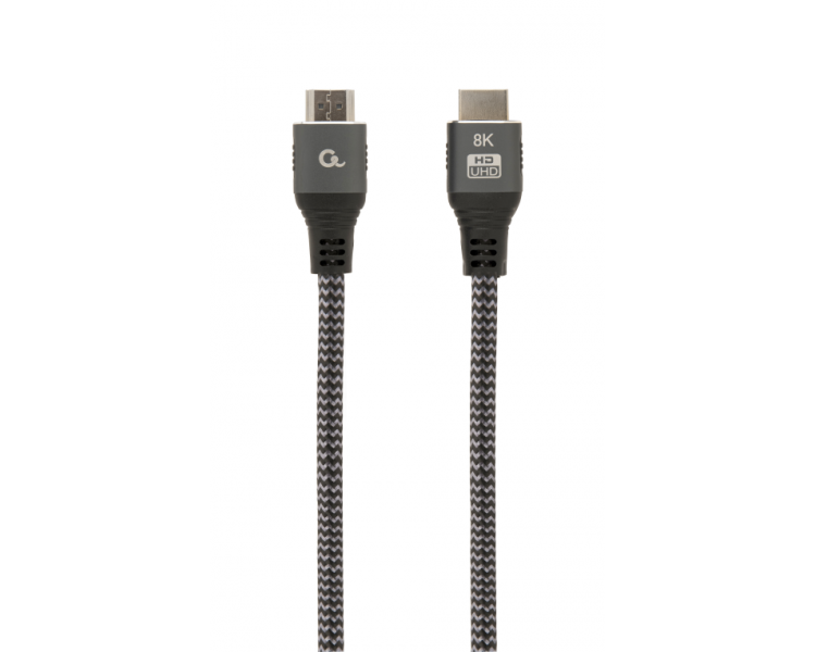 CABLE TRENZADO HDMI 21 8K 60HZ GEMBIRD SELECT PLUS SERIES CON ETHERNET 1M NEGRO