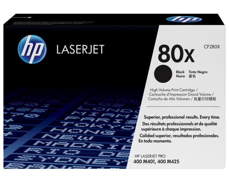 TONER HP 80X NEGRO