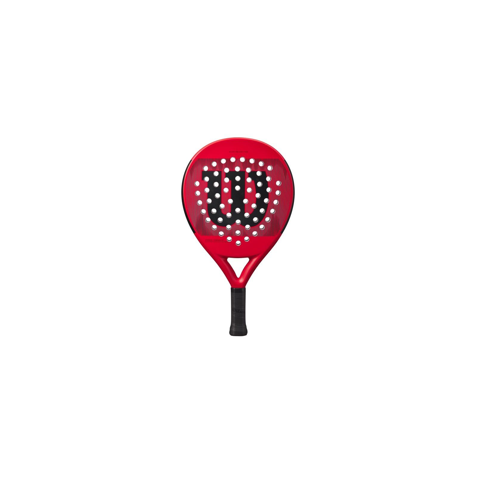 pLa WILSON PRO STAFF TEAM PADEL RDBK destaca por su llamativo diseno en color rojo con detalles en negro El rojo le da presenci