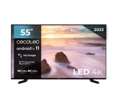 TV CECOTEC 55 ANDROID TV A2 ULTRA HD 4K LED SERIES ALU20055 V