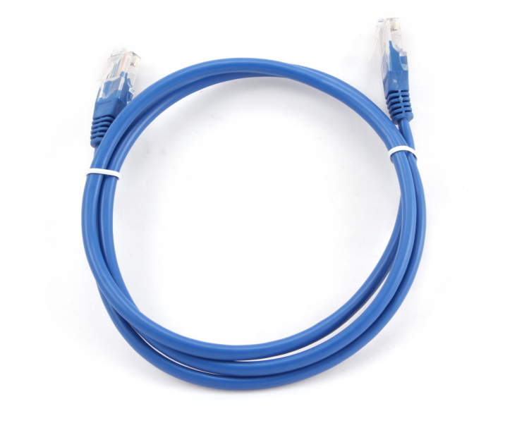 Cable CAT5E UTP moldeado 1m Azul